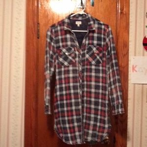 Cute oversized flannel shirt